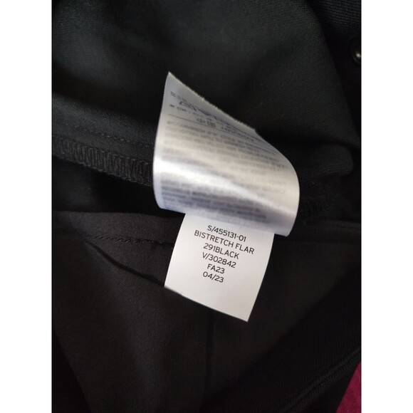 New Gap High Rise Flare Bi-Stretch Black Y2k Boho 70s Pants Size 12 Office Work - Picture 13 of 13